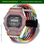 Magnetiline metallpandla Casio g-shock 3506 GBD-200SM GBD-200 nailonl&otilde;uendile Muudetud kellarihm Gbd 200 Meestele Pikendatav kellarihm For gbd-200 black