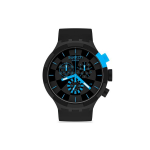 Swatch Unisex 47mm Sinine kell SB02B401 SB02B401 Blue