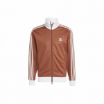 adidas Originals triibuline pikkade varrukatega retro spordijakk meestele, pruun 2XL pruun