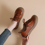 Ehtsast nahast kingad naistele, lamedad vabaajajalatsid, pehmest lehmanahast br&auml;ndikingad, mustad, kollased, mugavad, pluss suuruses 41 35