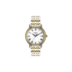 Tissot Carson Series Kvartsmehhanismiga 30m Veekindel Kell 40mm Valge sihverplaadiga Roostevabast terasest korpus Roostevabast terasest k&auml;ev&otilde;ru T085.410.22.013.00 Regular Watch Box,White Dial