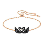 Swarovski Kahekordne Must Luik S&auml;delev Kristall K&auml;ev&otilde;ru Naiste k&auml;ev&otilde;ru Roosa Kuld 5344132 Box (Random Color)