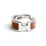 Hermes Olympe S&otilde;rmus Metall Unisex s&otilde;rmused Kuld-Pruun H500058FK37S S
