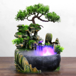Atomizing Desktop Fountain Waterfall &otilde;huniisutaja kontori kodu t&ouml;&ouml;laua kaunistamiseks black