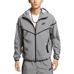 Nike Kootud FW24 S&auml;delevad Joped & Mantlid Meeste Peegeldav H&otilde;bedane/Must FZ7586-035 XL