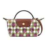 Longchamp Le Pliage Kollektsioon Klassikaline Ruuduline Muster L&otilde;uend Pelmeenikott Mini Naiste &Otilde;lakott Artisokiroheline 34205HGGM04 Basic Set (Bag)