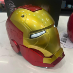 Marvel Comics Raudmehe Kiiver Elektriline Kantav Mask 1:1 Automaatne Avamine ja Sulgemine Mudel Tegelased T&auml;iskasvanute M&auml;nguasjad S&uuml;nnip&auml;evakingitus yellow