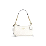 Coach Teri 25 Klassikaline logo kunstnahast &otilde;lakott Naiste &otilde;lakott Valge CA548-IMRFF Gift Box Sets (Basic Set+Black Box) white
