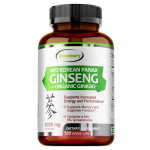 XEMENRY Orgaaniline Punane Žen&scaron;en, Ginkgo Biloba ekstraktiga, 6000 mg portsjoni kohta, 120 kapslit pakis, sobib t&auml;iskasvanutele. 120
