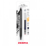 Zebra Pen T&otilde;mmatav Geel Must Messing Keskmine Peen Otsik Must 1 Pakk G-750 Pliiats, Keha, (0,7 mm), Tint, (49811) must