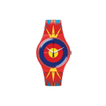 Swatch Original Series Kvartsliikumine Veekindel Kvartsikell Unisex Kellad Sinine SUOZ220 Red