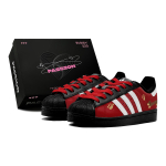 Adidas Originals Superstar 2 Paarile, Dachshundi V&otilde;lu, Vananemisvastane, Armsad Madalad Tennised Unisex Punakaspruun JH9977(TeamS1-S-BOX) 40