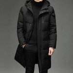 Meeste moodsad sulejoped Meeste talve paks soe veekindel Parka mantel sulejope pikk park 5XL M must