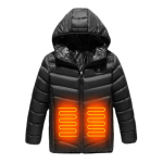 Nutikas USB-toitega soojendusega vest lastele - P&uuml;sitemperatuuri soojus 170 cm blue