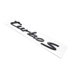 T&auml;hed Turbo S Embleem ABS Auto Tagumine Ingliskeelne Logo Kleebis Tagumine Kaitseraud Tagaluuk Pagasiruum Embleem Stiilitarvikud