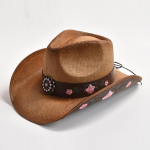 100% &otilde;lgkudumine tikandid Western Cowboy M&uuml;ts Meestele Naiste Vintage Cowgirl Jazz M&uuml;ts Panama Beach p&auml;ikesek&uuml;bar 56-58cm