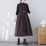 S&uuml;gis- ja talve retro velvetist traksseelik naiste &uuml;hev&auml;rviline temperamendiga &uuml;he rea n&ouml;&ouml;biga varrukateta vestkleit M
