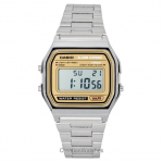 Casio Vintage Digitaalne Roostevabast Terasest Kvarts A158WEA-9 Unisex K&auml;ekell kuld