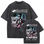 Rock Band Limp Klassikaline Albumi Plakat Bizkit Graafiline Tr&uuml;kiga T-s&auml;rk Mehed Naised Pesta Vintage Streetwear Hip Hop Vabaaja &Uuml;le suuruse T-s&auml;rk S