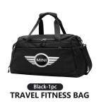 MINI Auto Logo J&otilde;usaali Korraldaja Kott Reisi T&otilde;mblukuga Kott Crossbody Hoiukott Cooper One JCW R56 Countryman Clubman R50 R53 R58 gzpxv22 black