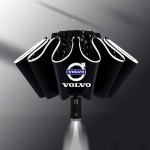 LED-vihmavari T&auml;isautomaatne Kaheotstarbeline Kokkupandav Automaatne Vihmavari Volvo RDESIGN S60 S90 XC40 XC60 XC90 AWD Autotarvikule black