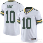 Rohevalge NFL Bay Packersi jalgpallis&auml;rk meestele l&uuml;hikeste varrukatega V-kaelusega puuvillasegust sportlik riietus XXL
