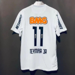 2012-13 Santos FC Koduv&auml;ljakuv&auml;line Kolmas S&auml;rk Neymar Jr 11 Retro Jalgpallis&auml;rk T&auml;iskasvanud L&uuml;hikeste Varrukatega XXL