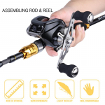 &Otilde;ngeritv ja -rulli kombineeritud 2,1-meetrine &otilde;ngeritv peibutuss&ouml;&ouml;tmisrulli v&auml;rske/soolavee kalastustarbed rod&left reel