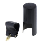 Praktiline professionaalne altsaksofoni huulik, metallist ligatuurkork ja nahast klamber