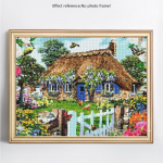 5D DIY teemantmaaling Scenic &uuml;mmargused tikandid Rhinestone pilt teemant 20X30