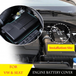 VW Volkswagen Tiguan L Passat Golf Sportsvan Touran autodele Mootori aku elektroodi korpuse kate must