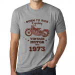 Meeste vintage T-s&auml;rk Graafiline T-s&auml;rk Easy Rider aastast 1973 Grey Marl XS kanarbiku halli v&auml;rvi