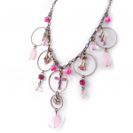Les Tr&eacute;sors De Lily [E4356] - Collier 'Esmeralda' Rose Heleroosa