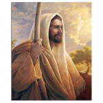 Maailma valgus 5D DIY Teemantmaali Religioon T&auml;is&uuml;mmargune teemanttikandid 20X30CM