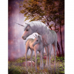 Isetegija 5D Teemant Kodukaunistus Tikand &Uuml;kssarvik Loomade Puu maalimine Pilt Ristpiste 20X30CM