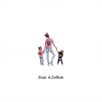 Ema termokleebised riietel Triibud Parches Kleebised Soojus&uuml;lekanne isetegemine Aksessuaarid Moer&otilde;ivad Triikraud riiete aplikatsioonidel