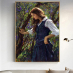 5D DIY t&auml;isteemantmaaling ristpistes komplektid teemandid tikandid mosaiikpilt kividest kaunistus kingitus Full Round 20X30CM