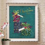 5D Teemantmaal Ristpistes T&auml;isteemanttikandid Mosaiikpilt N&auml;put&ouml;&ouml; Rhinestones Decor King Full Round 20X30CM