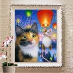 Teemantmaali 5d t&auml;isruudu puur Teemanttikandite m&uuml;&uuml;k Maastiku isetegemise kodukaunistuste komplektid Full Round (20X30CM)