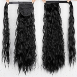 MERISIHAIR naiste pikad maisist lokkis v&otilde;ltsjuukset&uuml;kid, n&ouml;&ouml;r hobusesaba pikendus s&uuml;nteetiline k&otilde;rge temperatuuriga kiust juuksepikendus 1B