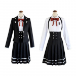 Anime Danganronpa V3 Shirogane Tsumugi Original Edition JK Uniform Cosplay Kost&uuml;&uuml;m Naiste Halloweeni peokost&uuml;&uuml;mid S
