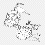 Sailor Moon must-valge triikraud r&otilde;ivaste plaastritel.