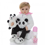 KEIUMI Uued Reborn Baby Dolls Riidest keha t&auml;idisega 48 CM Elutruu T&uuml;drukute Simulatsioon Beebinukk M&auml;nguasjad Lastep&auml;evad Lastele S&uuml;nnip&auml;evakingitused 48 cm pruun