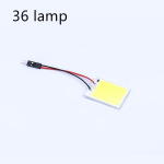 1 tk Auto LED majalamp COB 36 lambiplaadiga Led katuselamp Super Bright paneelvalgustid 12V