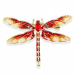 Charm Dragonfly Animal Pross Pin Naiste kingitus Ehted punane