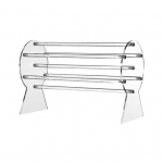 1 komplekt peapaela hoiuriiul, sile pind, &uuml;mardatud servaga akr&uuml;&uuml;l, kasulik t&uuml;drukutele m&otilde;eldud ekraanihoidik kaelakeede jaoks puhas