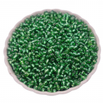 Moodsate ehete valmistamisel lahtised helmed 3 mm 4 mm kaelakee jaoks K&auml;ev&otilde;ru Mini Seemne klaashelmed Kommiv&auml;rvi ripats h&otilde;betatud meisterdamine 3mm 200Pcs roheline