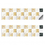 10 tk keskkonnas&otilde;bralik seinakleebis veekindel kvaliteetne A-rabic stiilis mosaiikplaadiga tapeet C