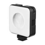 Kaasaskantav Mini RGB LED Videovalgus &Uuml;mbritsev Valgus Kahev&auml;rvilise Temperatuuriga 2500K-9000K Dimmeldatav must