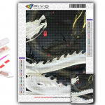 5D teemantmaaling Hiina draakon DIY Teemanttikandid Rhinestone kodukaunistus Full Round 20X30CM